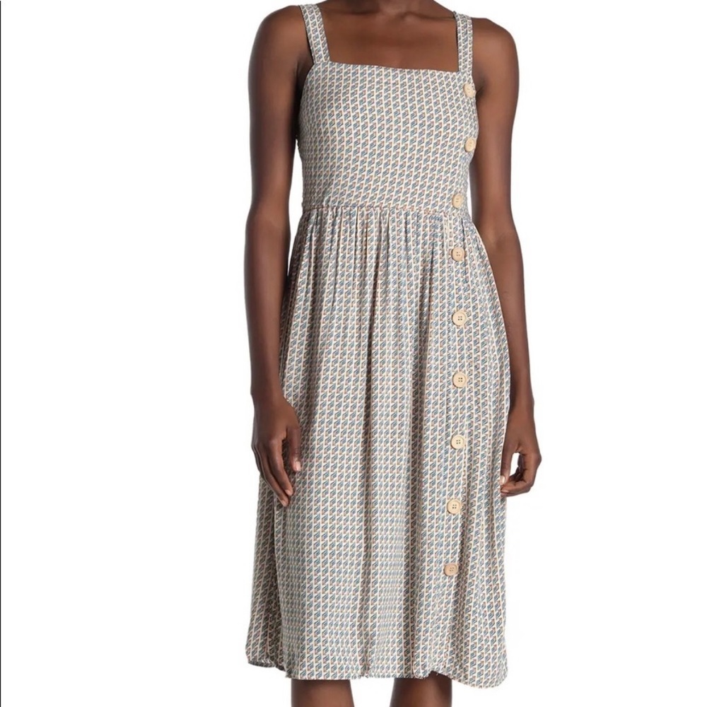 Anthropologie Superfoxx Smock Top Midi Dress NWT